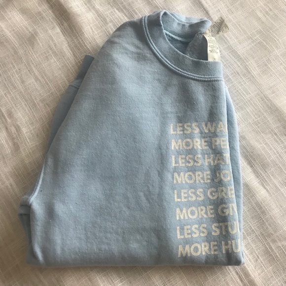 Less War, More Peace Crewneck Sweatshirt - Picture 1 of 4